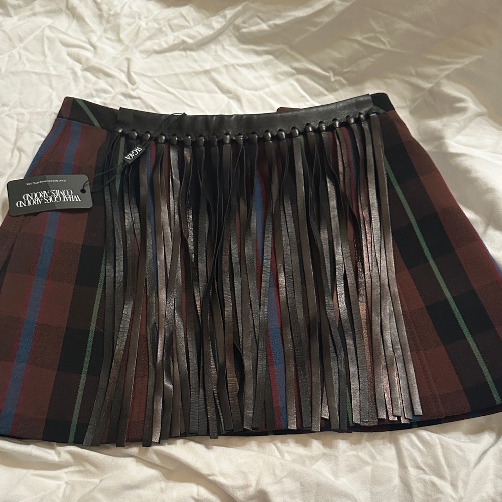 NWT Louis Vuitton Wool Mini Skirt
